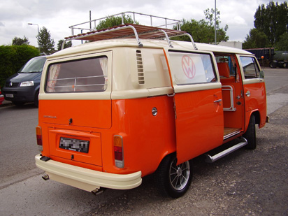 VW Camper Van Cream Orange  2008